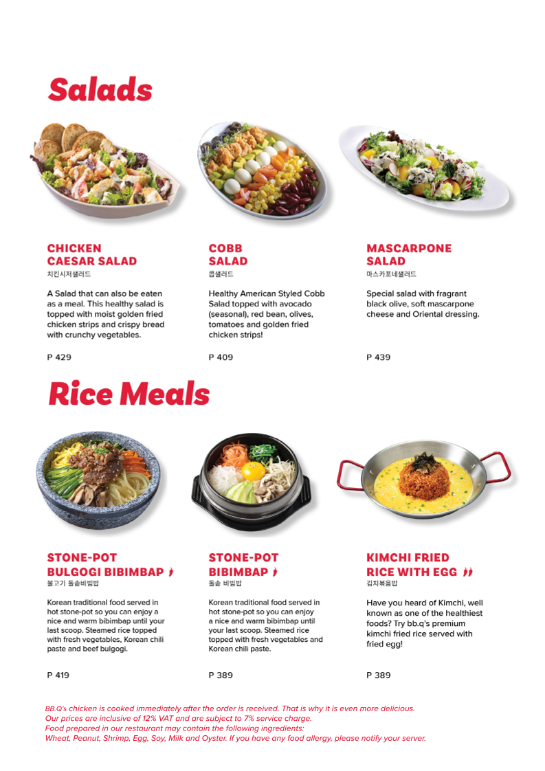 BBQ Chicken BGC Photo Menu 7