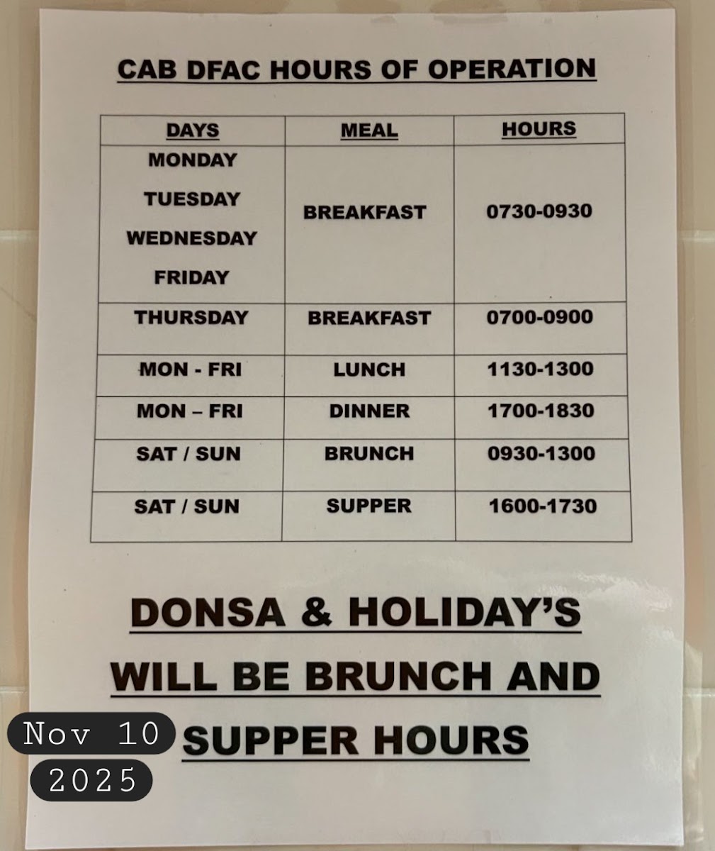 Dining Facility Combat Aviation Brigade Photo 3