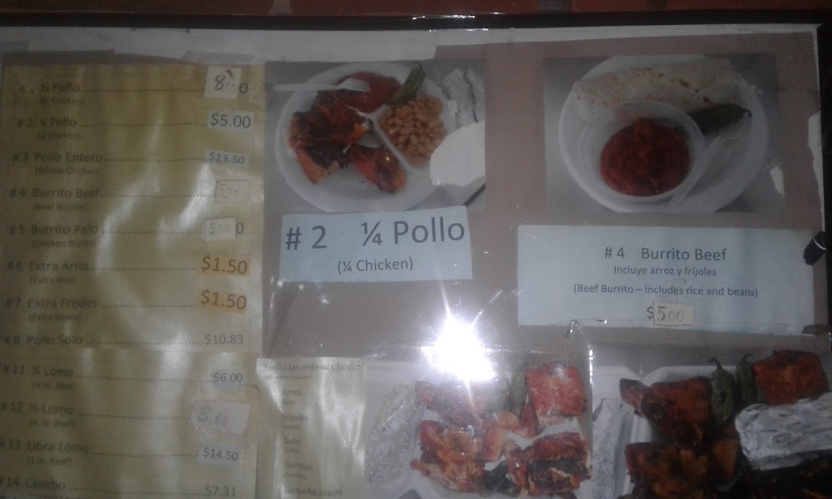 Pollos Al Carbon Al Estilo Sandoval Photo Menu 2