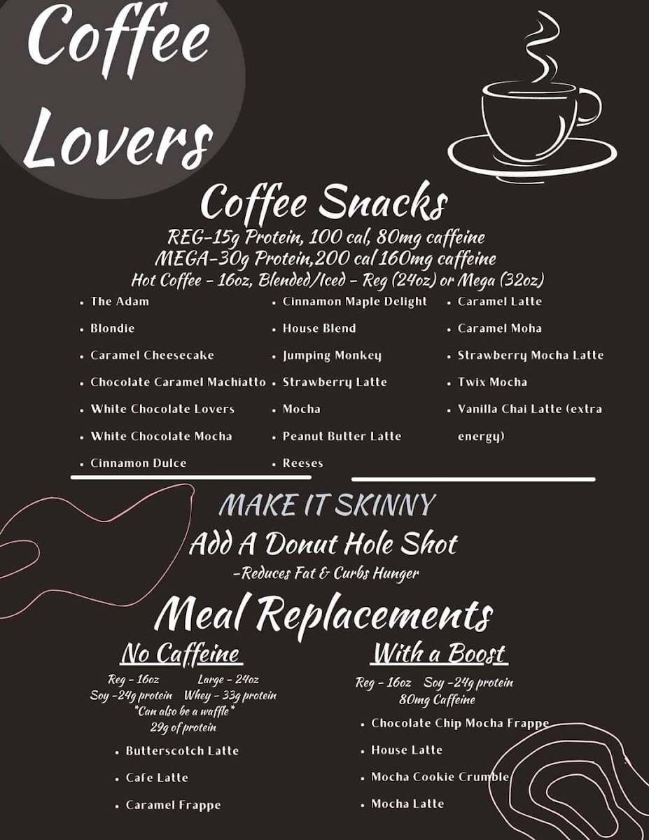 Refined Nutrition Photo Menu 2