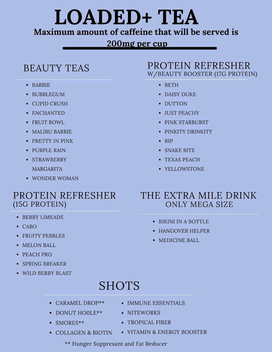 Refined Nutrition Photo Menu 3