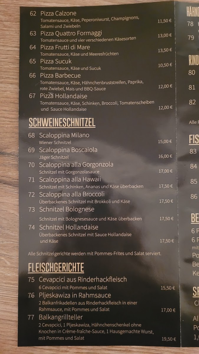 Ristorante Pizzeria Dua Photo Menu 4