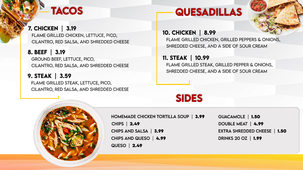 Mi Faburrito Mexican Grill Photo Menu 2
