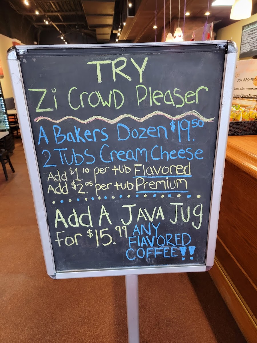 ZiPani Cafe Bistro Photo Menu 1