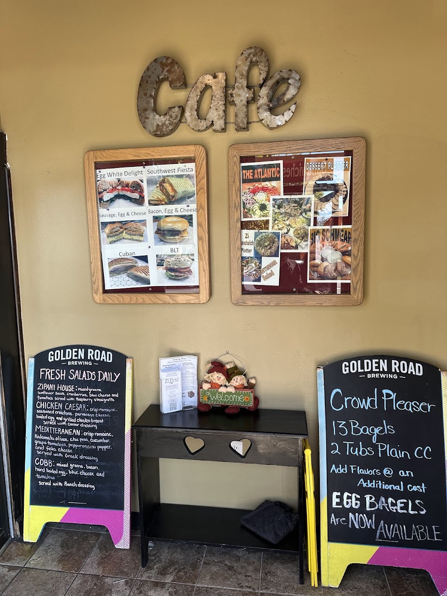ZiPani Cafe Bistro Photo Menu 2