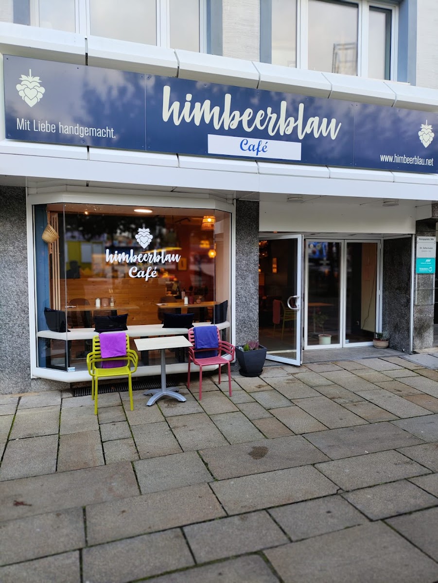 Café himbeerblau
