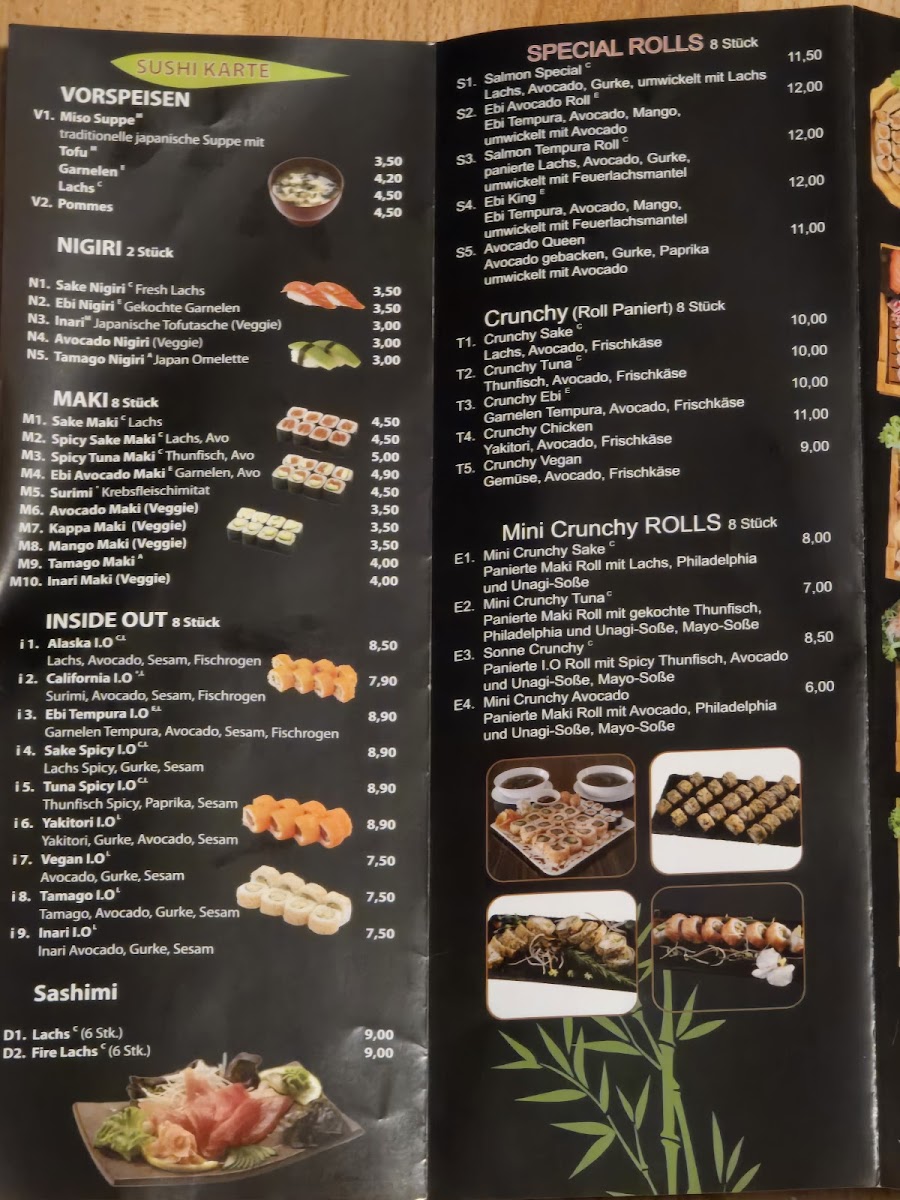 Thai's Restaurant Photo Menu 1