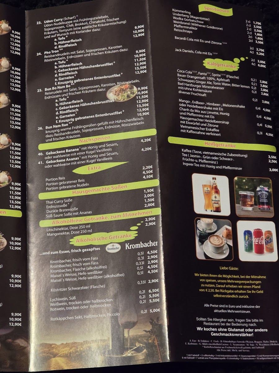 Thai's Restaurant Photo Menu 4