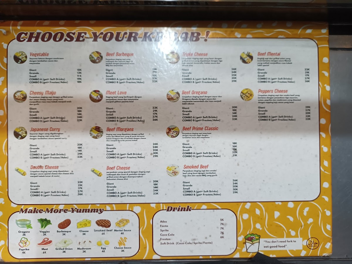Morgans Kebab Banguntapan Photo Menu 1