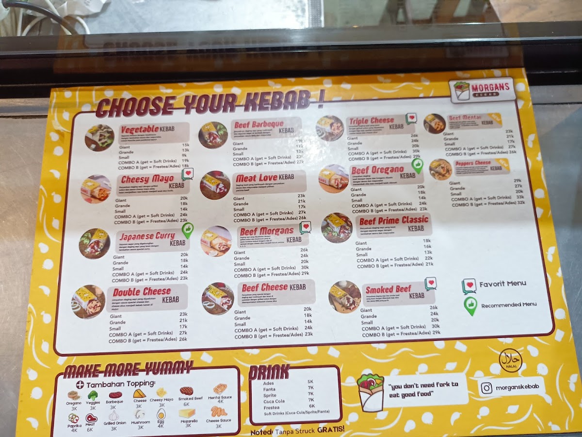 Morgans Kebab Banguntapan Photo Menu 3