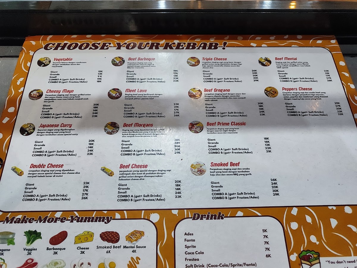 Morgans Kebab Banguntapan Photo Menu 5