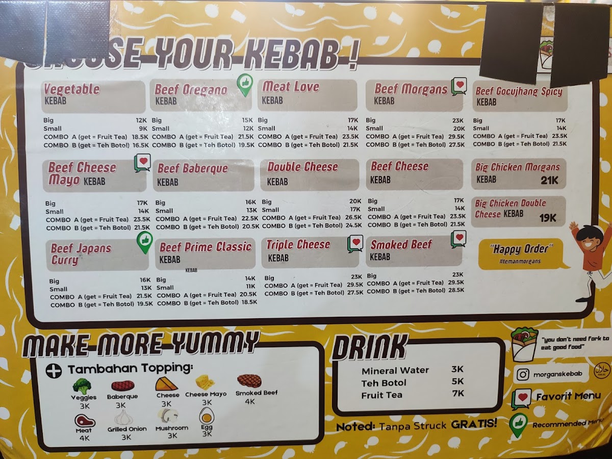 Morgans Kebab Banguntapan Photo Menu 7