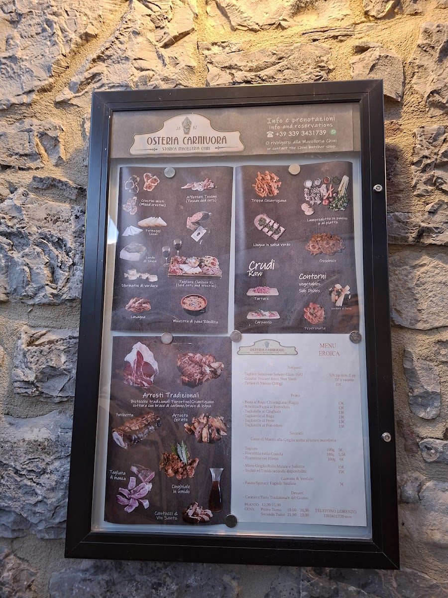 Osteria Carnivora Photo Menu 1