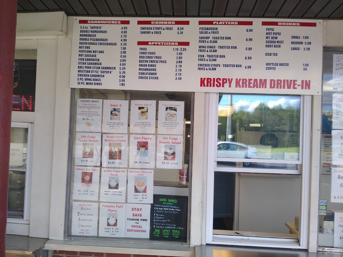 Krispy Kream Drive In Photo Menu 5