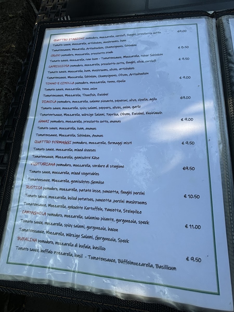 Ristorante Pizzeria Le Pergole Photo Menu 1