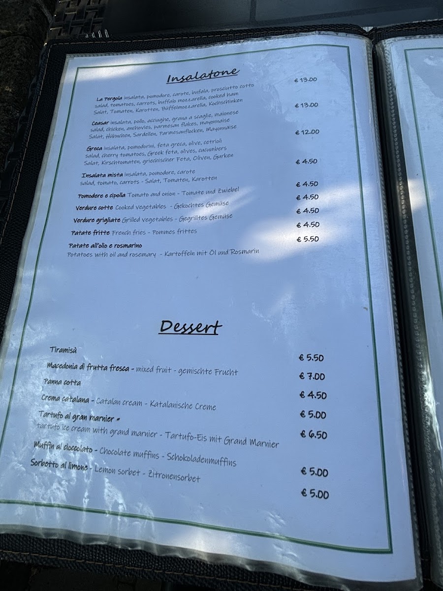 Ristorante Pizzeria Le Pergole Photo Menu 2