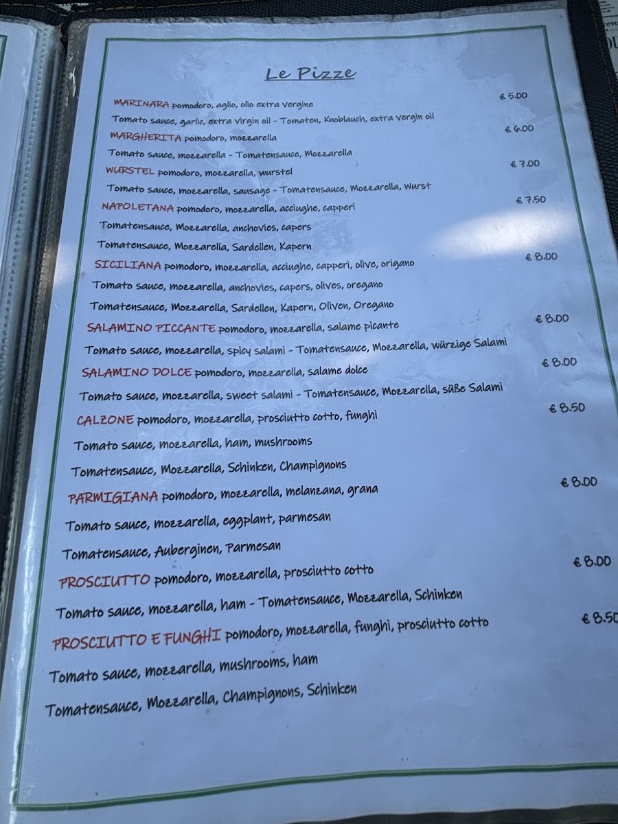 Ristorante Pizzeria Le Pergole Photo Menu 3