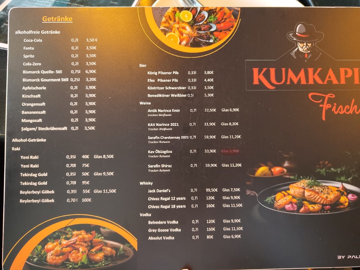 Kumkapi Hamburg Fischrestaurant Photo Menu 2