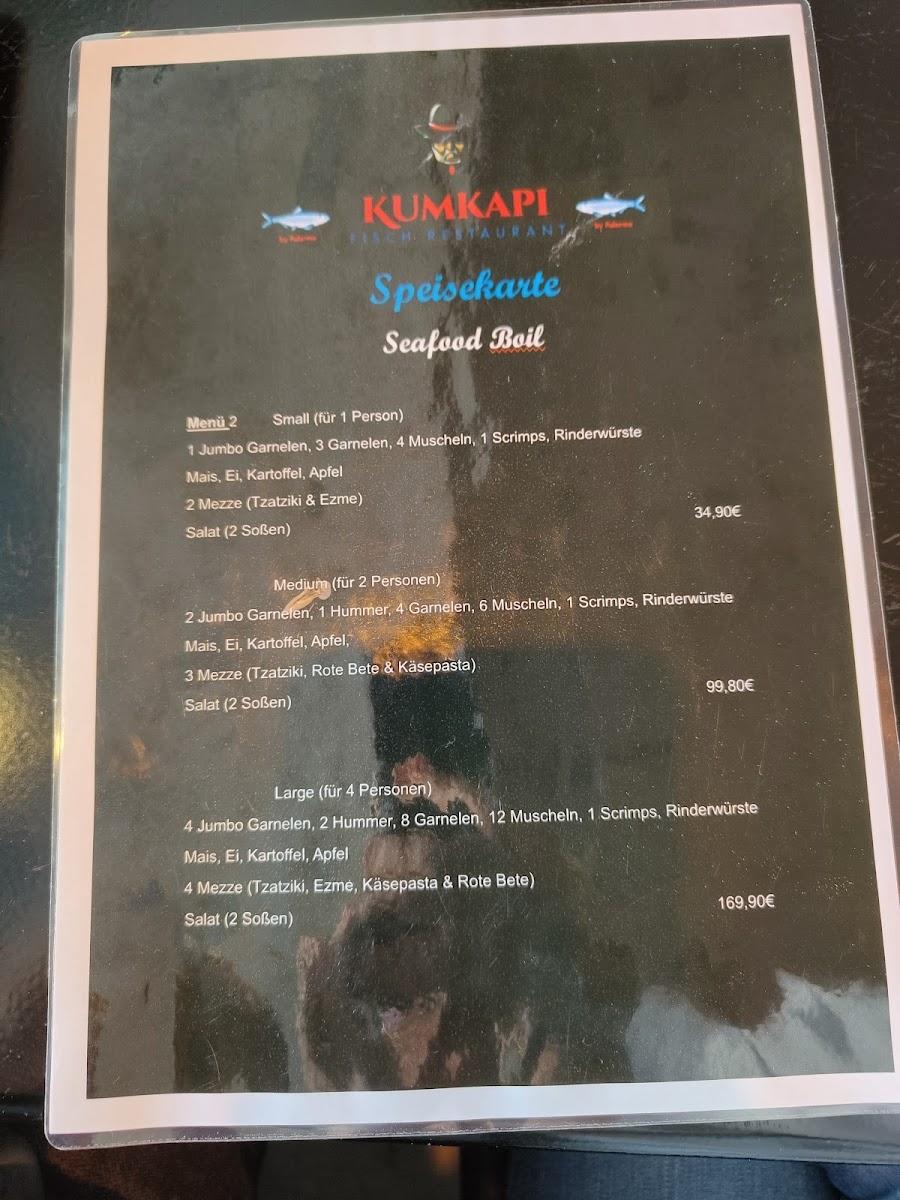 Kumkapi Hamburg Fischrestaurant Photo Menu 6