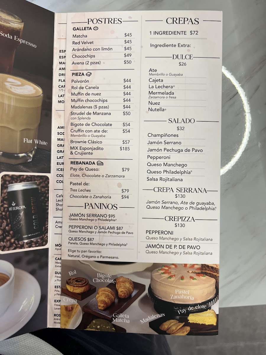 Café Europa Repostería Photo Menu 1