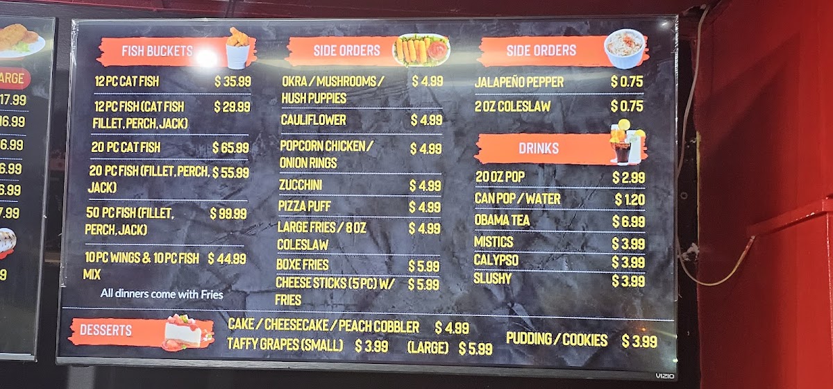 Harold’s Chicken Shack Photo Menu 1