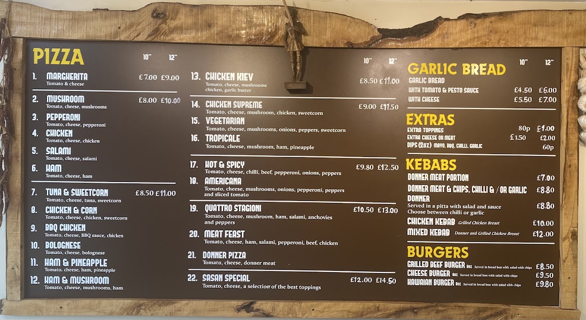 Collingham Pizza and Fish & Chip Photo Menu 1