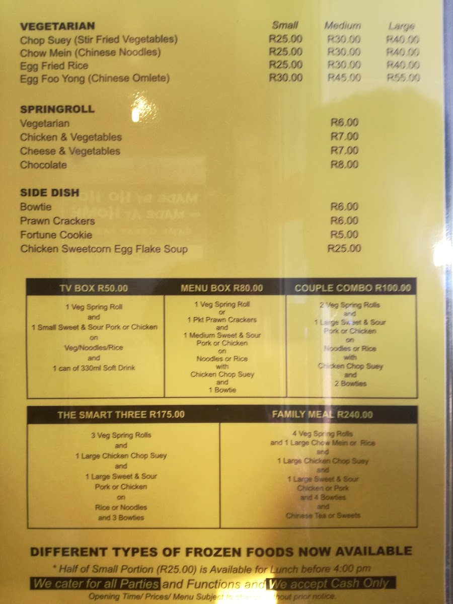 Ho Ho Take Aways Photo Menu 6