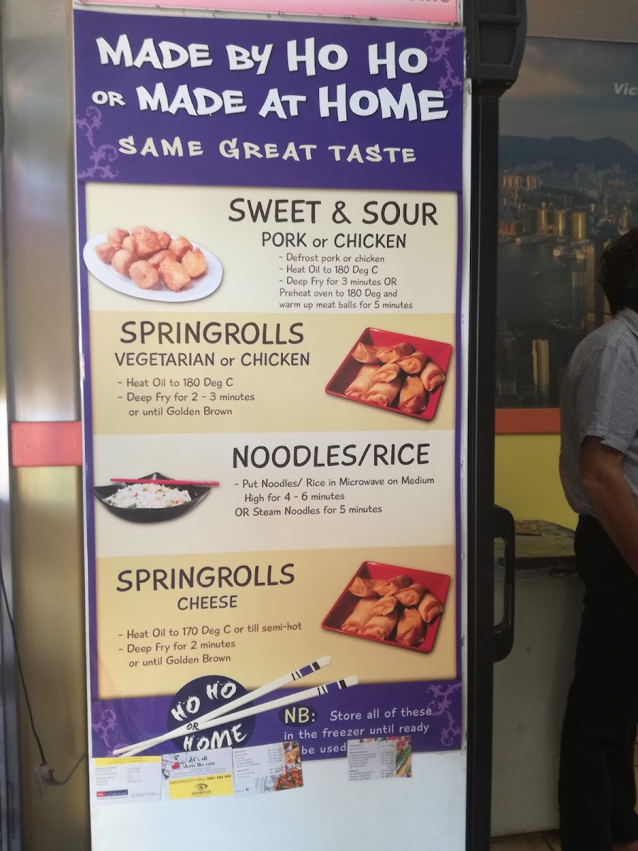 Ho Ho Take Aways Photo Menu 7