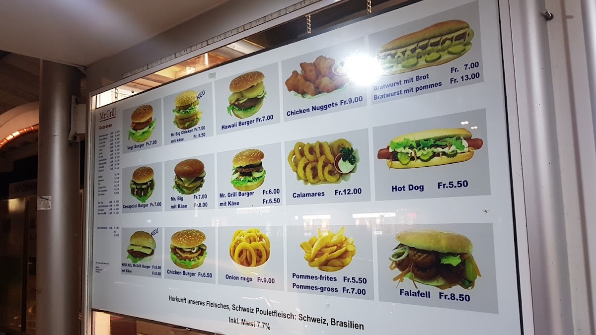Mr. Grill Photo Menu 5