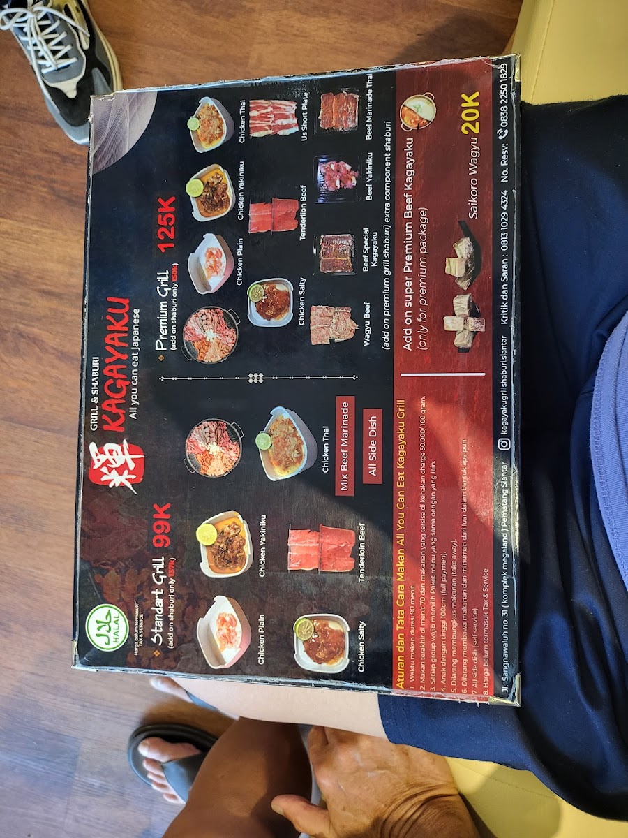 KAGAYAKU GRILL & SHABURI MEGALAND, PEMATANG SIANTAR Photo Menu 3