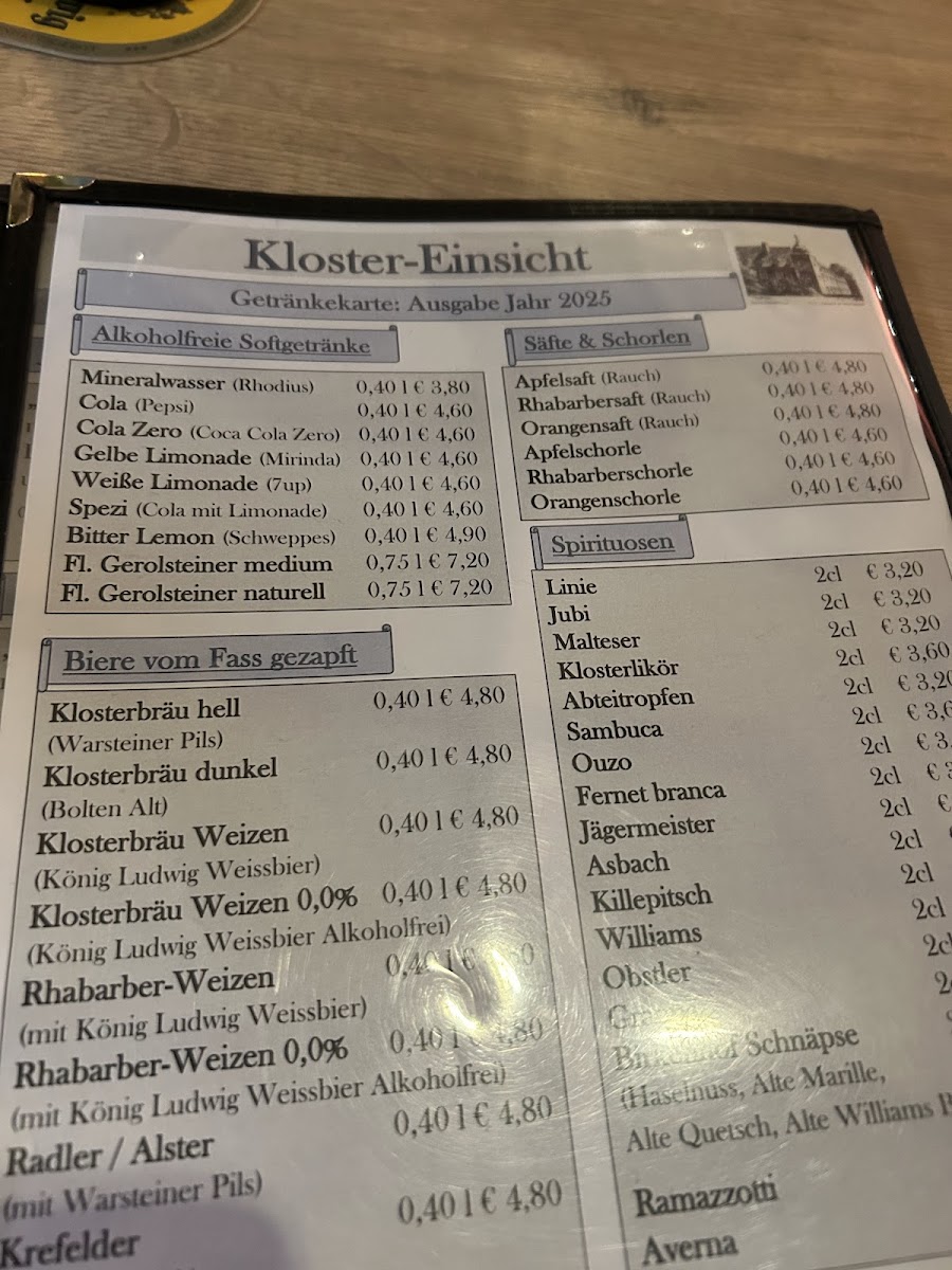 Restaurant und Biergarten Kloster Langwaden Photo Menu 2
