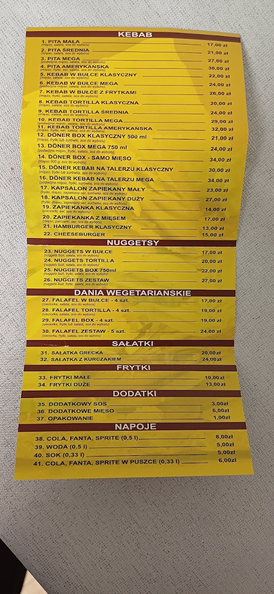 ZAZA DÖNER KEBAB Photo Menu 1