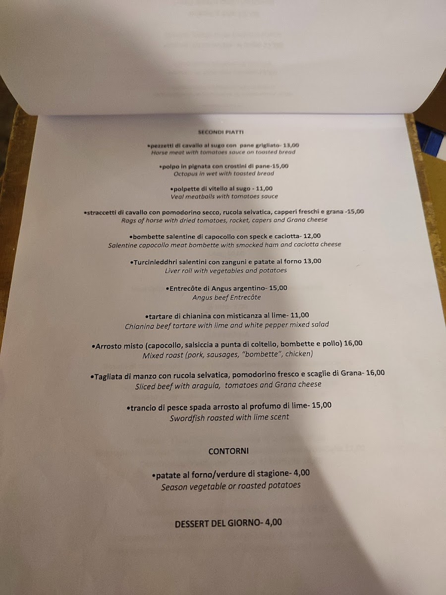 La Sapore Photo Menu 7