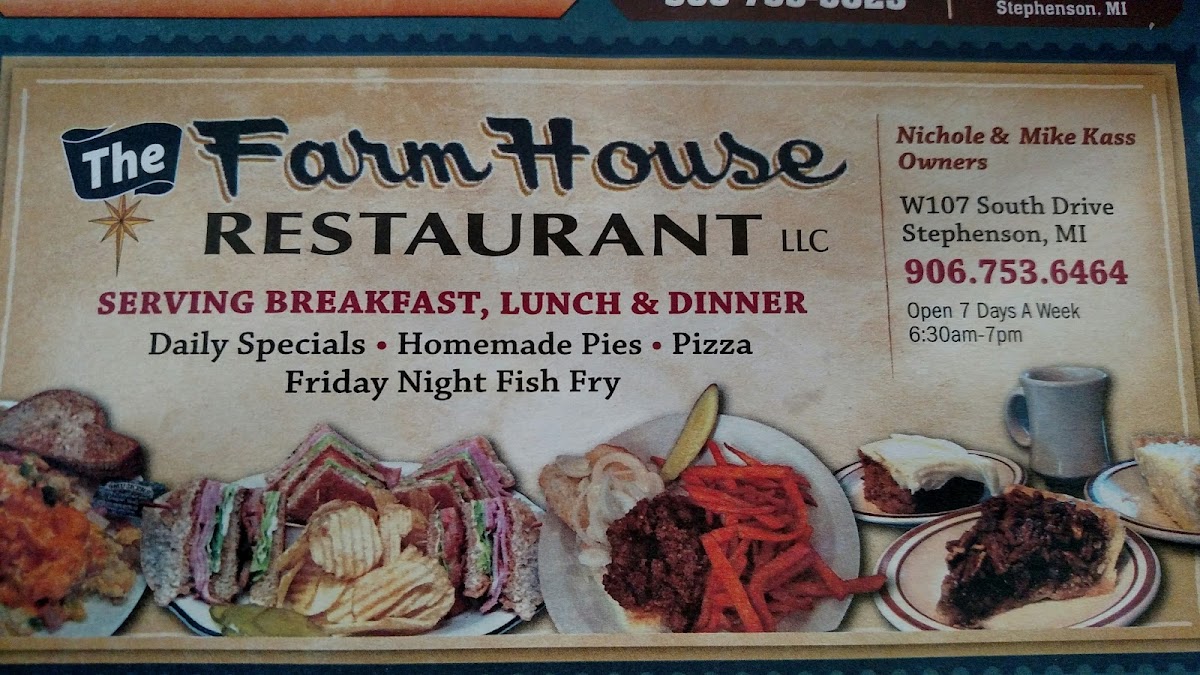 The FarmHouse Restaurant LLC Photo Menu 10