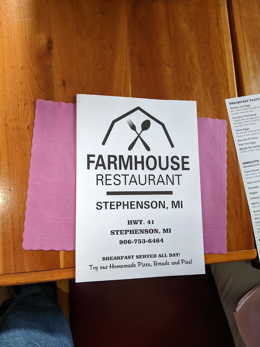 The FarmHouse Restaurant LLC Photo Menu 9