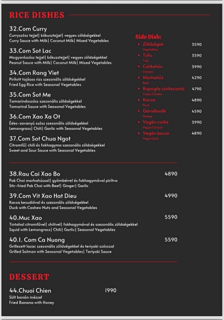 Dong Do Restaurant Photo Menu 6