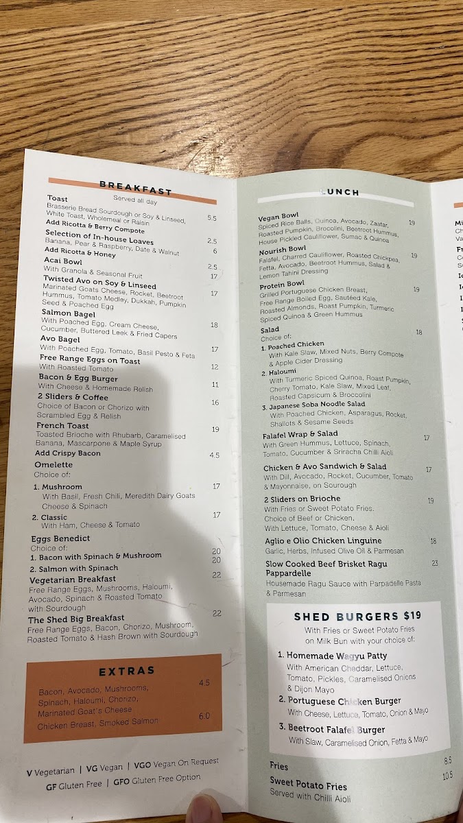The Shed Cafe - Randwick Photo Menu 8