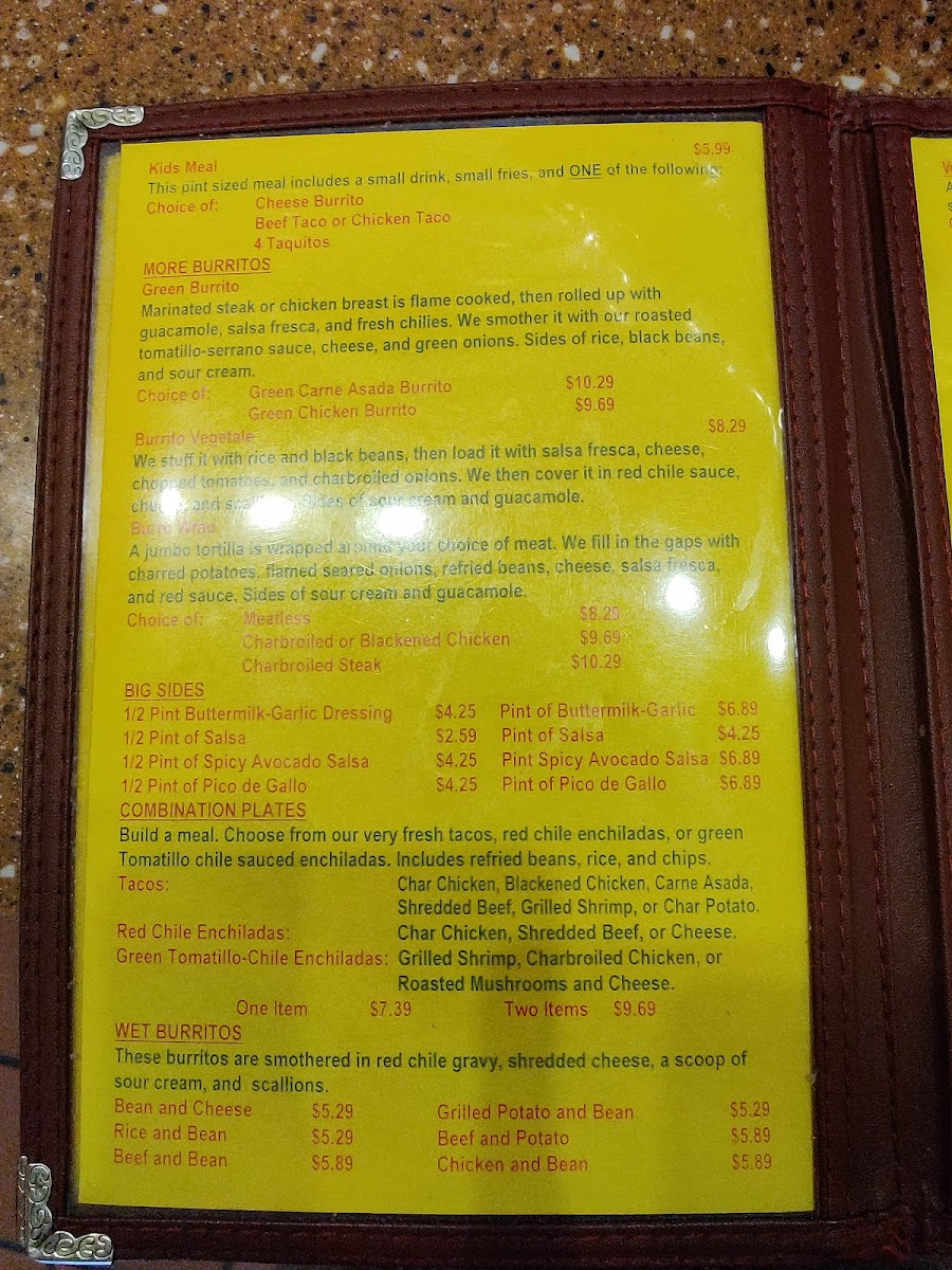 Michael's Grill & Taqueria Photo Menu 8