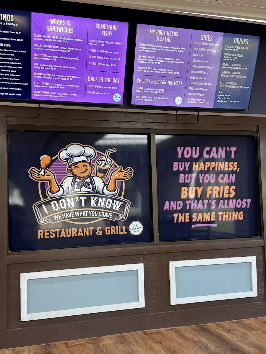 I Don't Know Restaurant & Grill Photo Menu 4