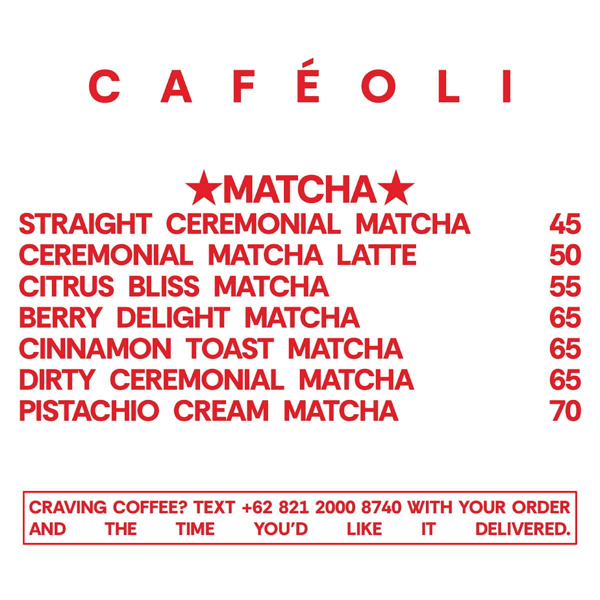 C A F É O L I Photo Menu 4