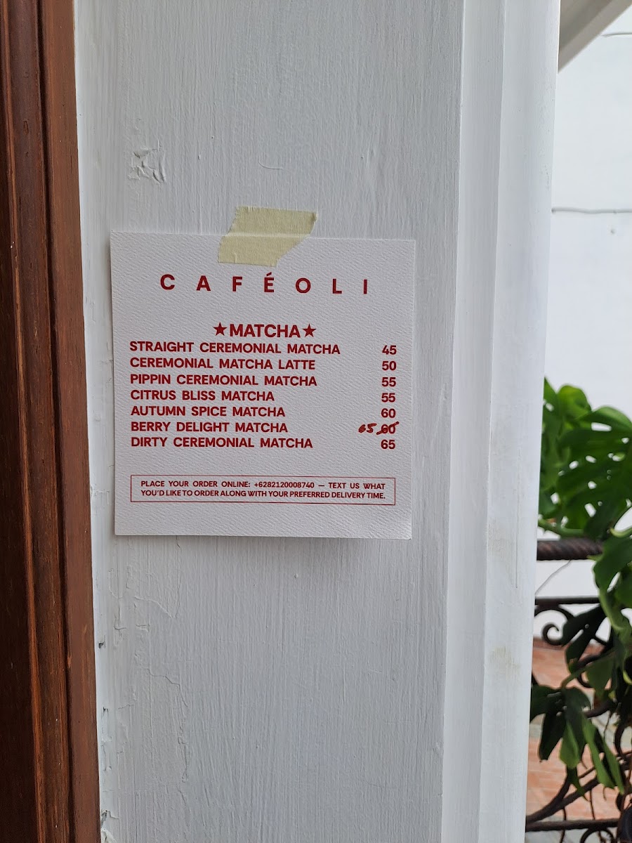 C A F É O L I Photo Menu 6