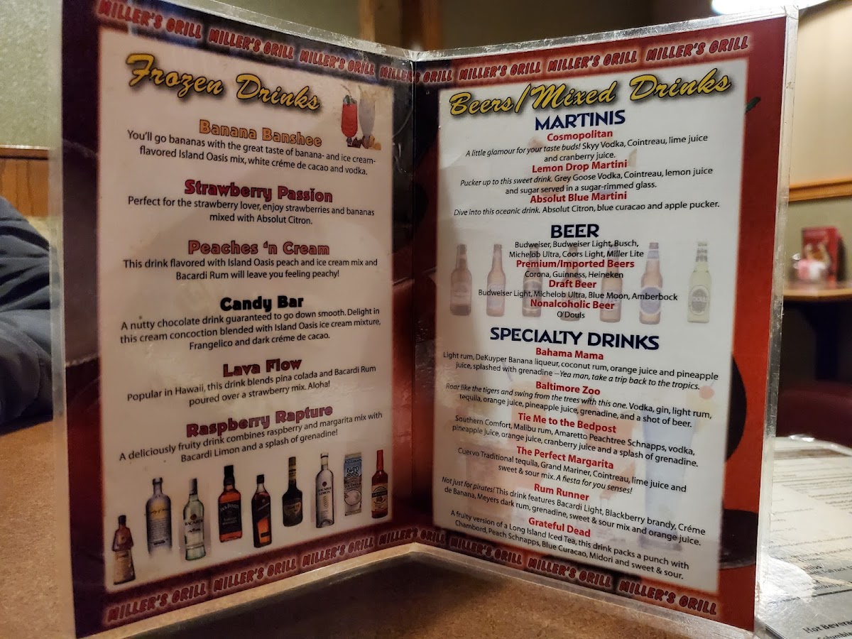 Miller's Grill Inc Photo Menu 8