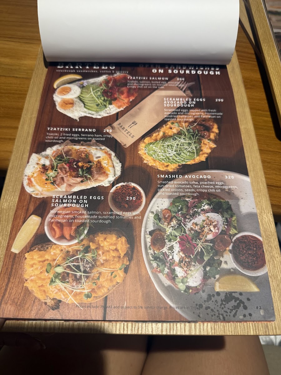 BARTELS Bang Tao - Sourdough Sandwiches, Coffee & Juicery Photo Menu 10