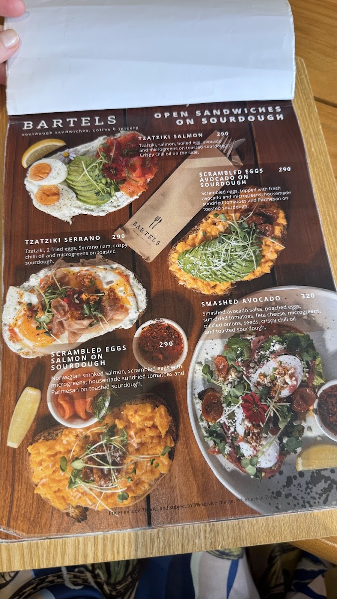 BARTELS Bang Tao - Sourdough Sandwiches, Coffee & Juicery Photo Menu 3