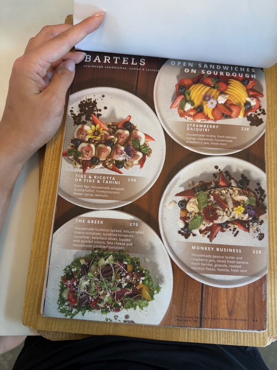 BARTELS Bang Tao - Sourdough Sandwiches, Coffee & Juicery Photo Menu 6