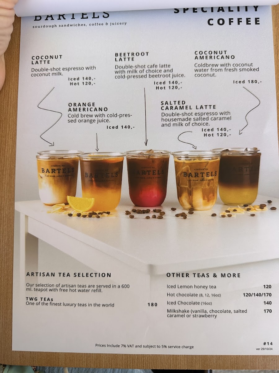 BARTELS Bang Tao - Sourdough Sandwiches, Coffee & Juicery Photo Menu 7
