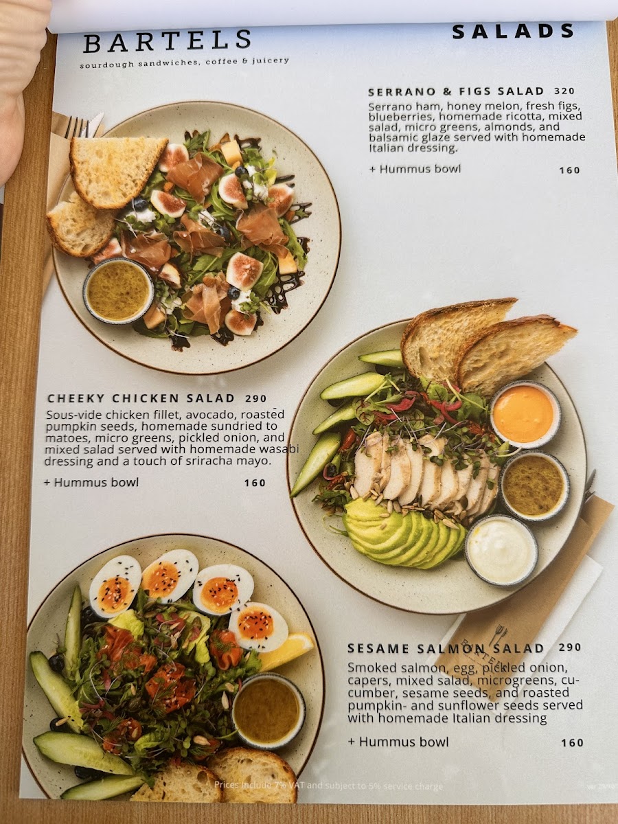 BARTELS Bang Tao - Sourdough Sandwiches, Coffee & Juicery Photo Menu 9