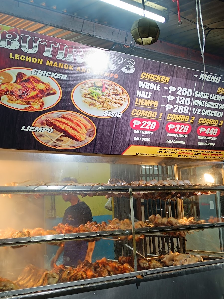 Butirok's Lechon Manok & Liempo Photo Menu 3
