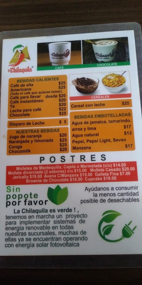 Chilaquiles La Chilaquila Ferrocarril Photo Menu 2