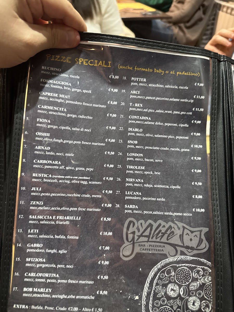 Pizzeria G'Alifè Photo Menu 4